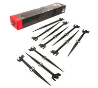 10x Gancio di Piano Linea Tubo Mircro Spruzzatore 7mm Irrigazione