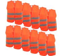 10x Gilet Segnalazione 3XL XXXL Sicurezza Auto Ripartizione Unfall-Weste Adulti