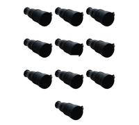 5 x giunto Schuko gomma piena IP44 contatto di protezione giunto 230V 16A giu...