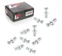 10x Giunto Sferico Perno Gas M8 Filetto 10mm Testa DIN71803 per Chevrolet
