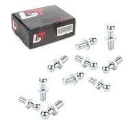 10x Giunto Sferico Perno Molle a Gas M8 Filetto 10mm Testa DIN71803 per Peugeot