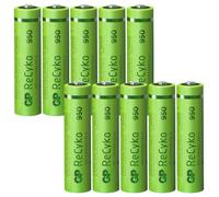 10x GP ReCyko AAA 950mAh NiMH Batterie Ricaricabili BULK