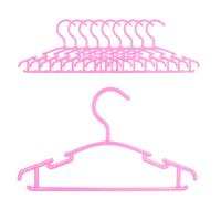 10x grucce di plastica per bambini 25,8 x 15 x 0,3 cm rosa