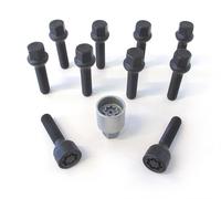 10x H&R Bullone ruota M14x1,5 M14 40mm SW17 17 mm B1454003SET