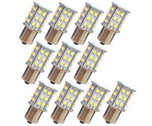 10X HQRP BA15S 30-SMD LED Lampadine Per 1141 Dodge Roadtrek RV Luce Interna