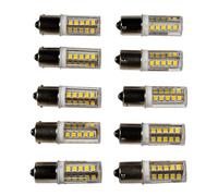10x HQRP BA15s SMD LED Bianco Lampadina 1141 1156 Rv Auto Giro Backup Interno