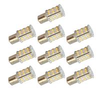 10x HQRP BA15s SMD LED Caldo Bianco Lampadine per #1141 #1156 Uragano 31J Four