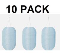 10x IKEA SOLVINDEN Lampada Pensile Solare LED Esterno Blu 43 cm