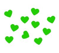 10x Immagine da Stirare Cucire-Su Toppa Miniblings 25mm Liscio Cuore Amore