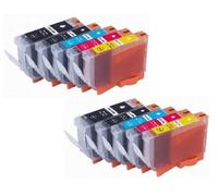 10x Inchiostro per Canon Pixma MP540 MP550 MP560 MP620 MP640 Comp. A CLI-521