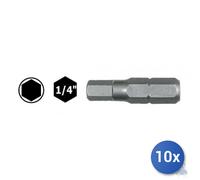 10x Inserto Maurer Plus Esagonale Conf Pz 2 Mm 25 1.4 Mm 4