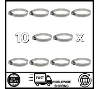 10x Jubilee Vite senza Fine Clip 55 - 70mm Acciaio Inox