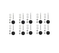 10X Kit di Clip per Paraurti con Perno di Bloccaggio per Cofano e Cofano 'Auto, Pulsante di Sgancio Rapido, Clip di Bloccaggio per Perni del