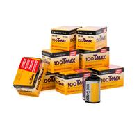 10X Kodak T-Max Tmax 100 135-36 35Mm S/W B/W Film In Bianco E Nero