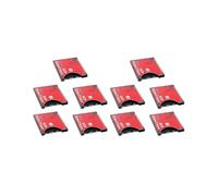 10X La Nuova Custodia per Schede da un CF Supporta La Scheda Wireless WIFI Tipo I Adattatore per Fotocamera SLR Rossa