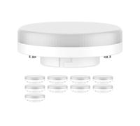 10x lampadina GX53 LED bianca (4100 K) 6,5 W 550lm 3-step dimmer opaco [EEK: G]