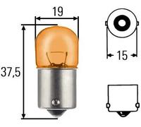 10x Lampadina indicatore di direzione BAU15s 8GA 002 071-051 HELLA per SKODA VW