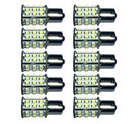 10 x lampadina LED bianca naturale HQRP BA15s per 1073 1093 1129 foresta fium...