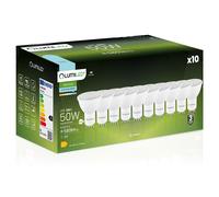 10x Lampadina LED GU10 Riflettore PAR16 6W = 50W 580lm 6500K Fredda 24° 36° 60