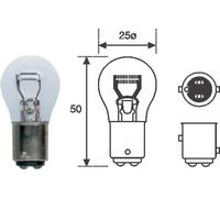 10x Lampadina P21/5W 008528100000 MAGNETI MARELLI