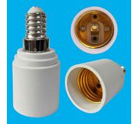 10x Lampadina Presa Base Convertitore Adattatore Sostegno Ses E14 A E27 Vite