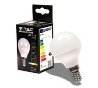 10x Lampadine LED E14 3,7W V-TAC Miniglobo - Luce Calda/Naturale/Fredda