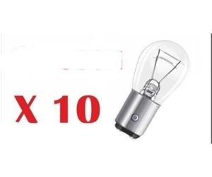 10X LAMPADINE STOP E POSIZIONE POST 2 LUCI 12V 21/5W P21/5W PURE LIGHT BOSCH