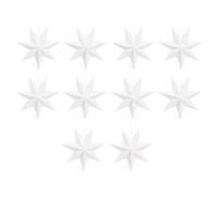 10X Lanterna Un Un 7 Punte Nel Carta da Appendere, Decorazioni Natal3156