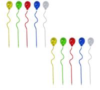 10x LED luce esterna a innesto luce giardino luce crepuscolare sensore colorato H 60 cm