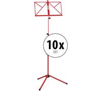 Set 10x Classic Cantabile leggìo semipesante rosso