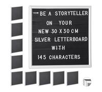10x letter board 30x30 memo-board Lavagnetta decorativa message board bianco