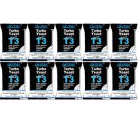 10x lievito di distillazione Alcotec Classic Turbo Yeast T3 per 25 litri