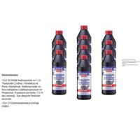 10x Liqui Moly 1L Hypoid-Getriebeöl GL5 SAE 80W Man 342 Tipo per Volvo Hypoid