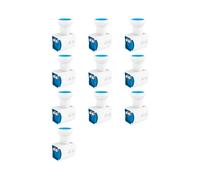 10X LNB Universale A Banda Ku per Satellite 4K UHD A Basso Rumore 950-2150 MHz LNBF per Ricevitori TV Satellitari Digitali DVB-S2 X DVB-S2