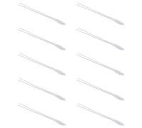 10x Luce di cortesia bianca, spia colorata per moduli basculanti neri, Compatibile Con BTicino Living, frutti, interruttori, pulsanti, deviatori, dimmer, sensori, Per Placche originali e compatibili
