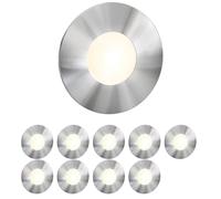10x luce LED per scale/apparecchio da incasso FEX per uso interno ed esterno [EEK: F]