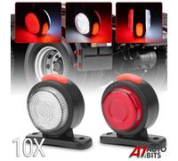 10X Luci Laterali LED Faretto Segnalatore Volvo Daf Man Scania 24V ⌀1.7