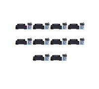 10X LY2NJ HH62P-L JQX-13F 220V AC Bobina DPDT Rele' di Potere 8 Pin con PTF08A Socket