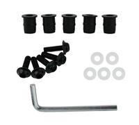 10x M5 Viteria Tappo Dadi Bulloni Scudo Parabrezza Moto Eurowagens