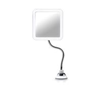 10X Magnifying Mirror with LED Lighting and Flexible Viewing Angle Travel Daylight Natural Light LED Wireless and Portable (Mira Plus)