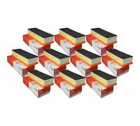 10x MAHLE / KNECHT Filtro Dell'Aria LX 1482