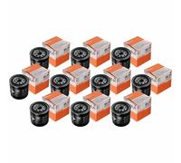 10X MAHLE / KNECHT Filtro Olio OC 23
