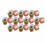 10X MAHLE / KNECHT Filtro Olio OX 166/1D