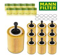 10x Mann Filter Hu 719/7x Filtro Olio Per VW Golf 4 5 Passat Audi A4 A6 Seat