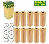 10X MANN FILTRO HU 727/1 X FILTRO OLIO PER MERCEDES-BENZ W202 W203 W124 S124 VW