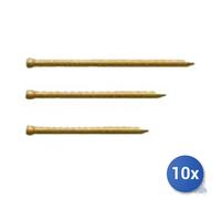10x Master Hobby Chiodi Ottone Gruppini 8X30 Pz 40 - B