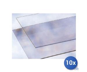 10x Maurer Lastra Sintetica Trasparente Cm 50X125 Mm 2