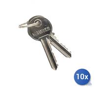 10x Maurer Sbozzi Chiave Per Lucchetti X 084462 098824 093933 094780 097043