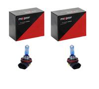 10X MAXGEAR +100% LUCE H8 LAMPADINE BLU 12V 35W PGJ19-1 | 78-0196