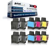 10x Mega Cartucce Inchiostro Compatibili Per Brother DCP-115-C Cassette